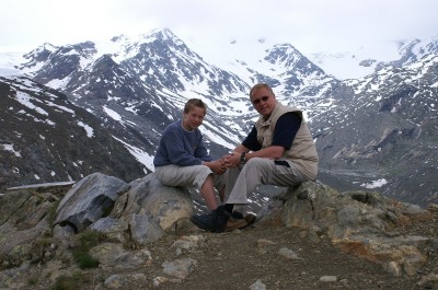 Auf dem Gipfel - Martellerhütte