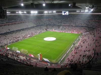 Allianz-Arena von innen