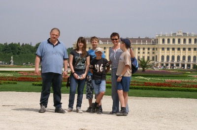 Gruppenbild vor Schönbrunn