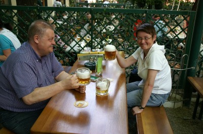 Biergarten im Schweizerhaus