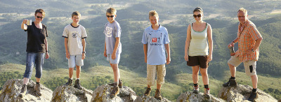 Gruppenbild auf dem Volterraio